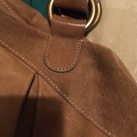 Hugo Boss brown leather hobo shoulder bag - Picture 7 of 9